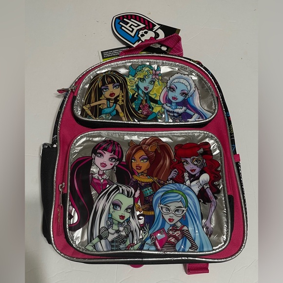 Monster High Small Backpack 12" Hx 10" ,New With Tag! - Picture 1 of 2